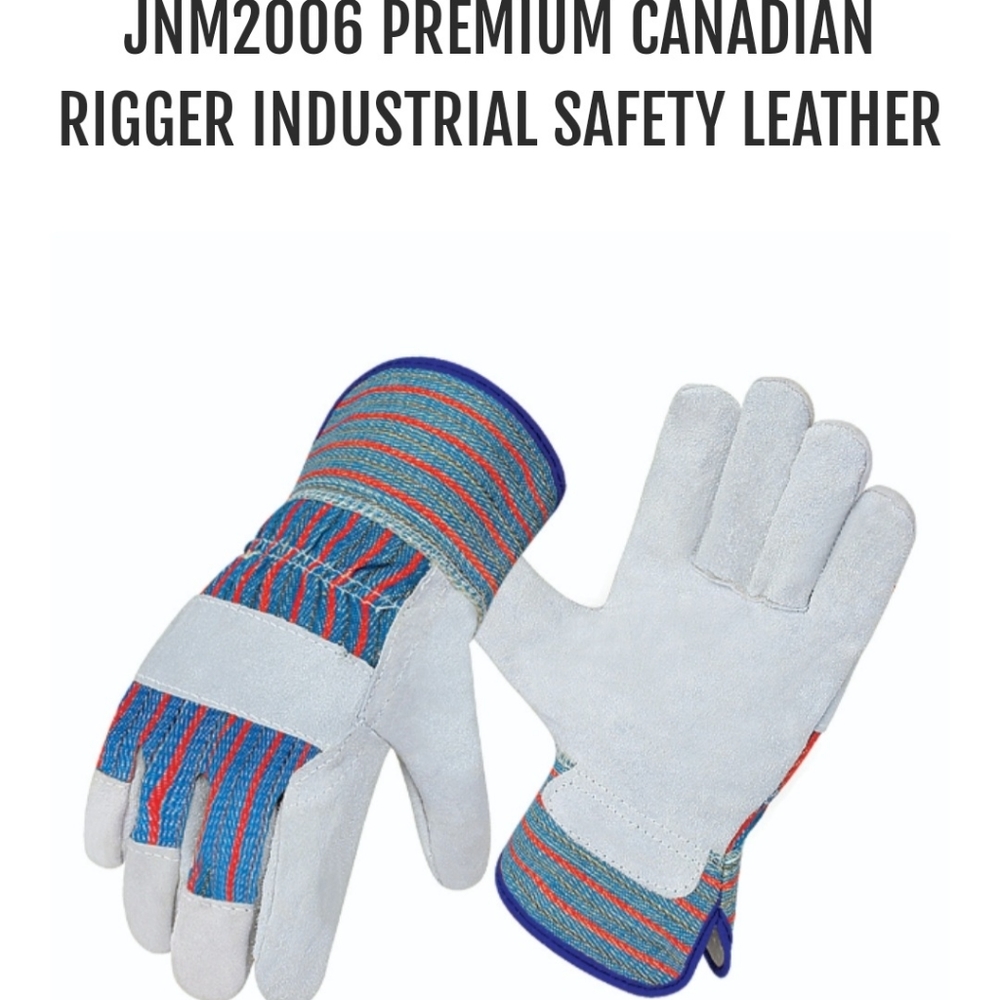 Canadian Rigger Safety Gloves Size L.